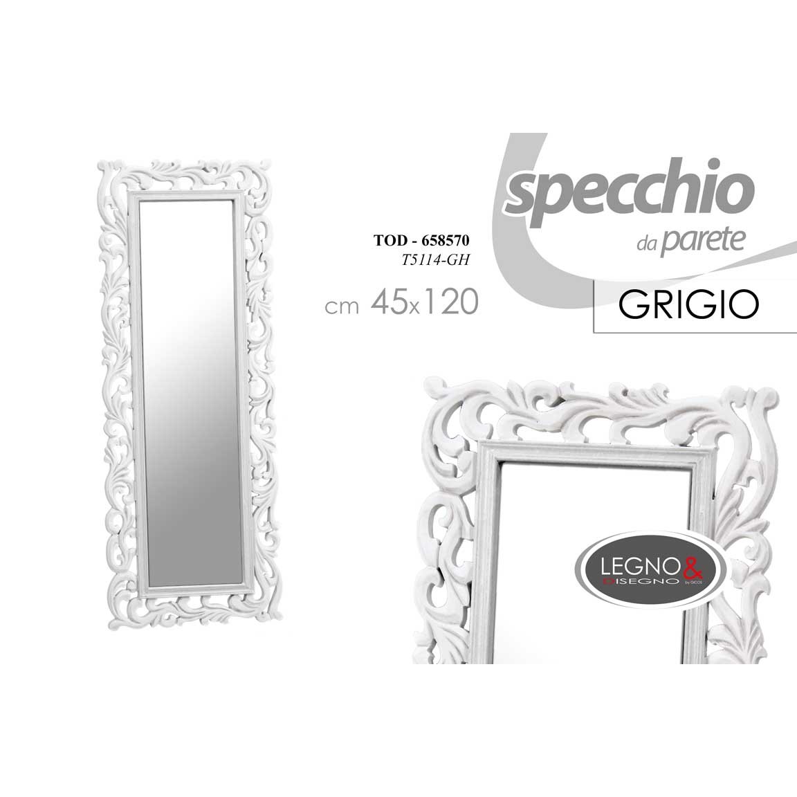 Tod/Specchio Rett 45*3*120Cm T5114/Gh