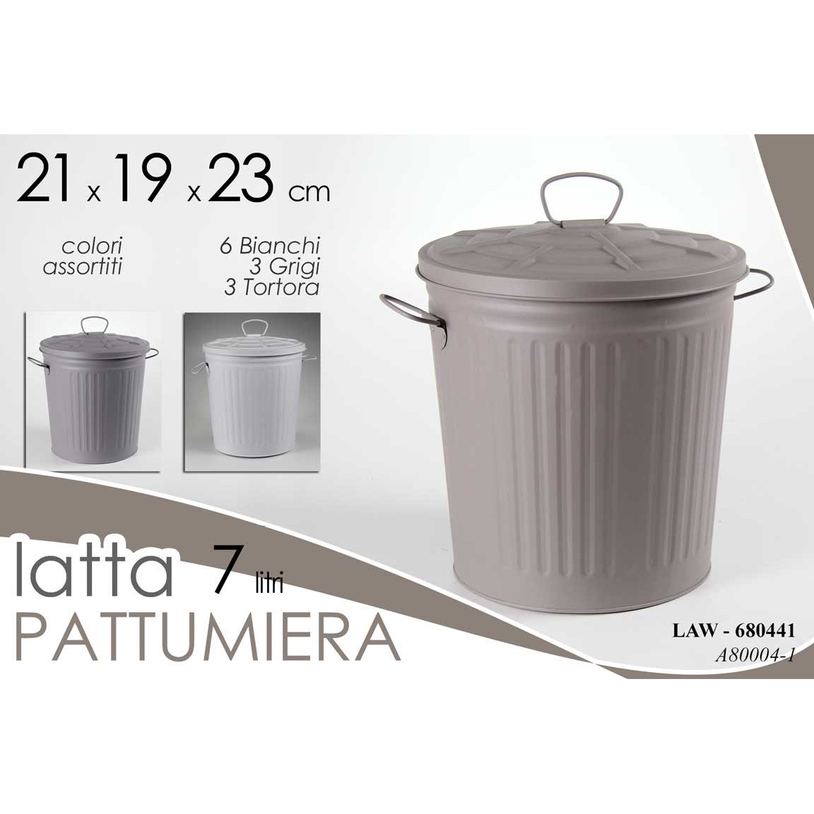 Law/Pattum. 7L 21X19X23Cm Ass A80004/1