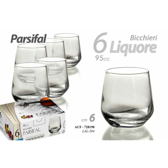 Acf/6 Bicchieri 95Cc Parsifal Lal304F