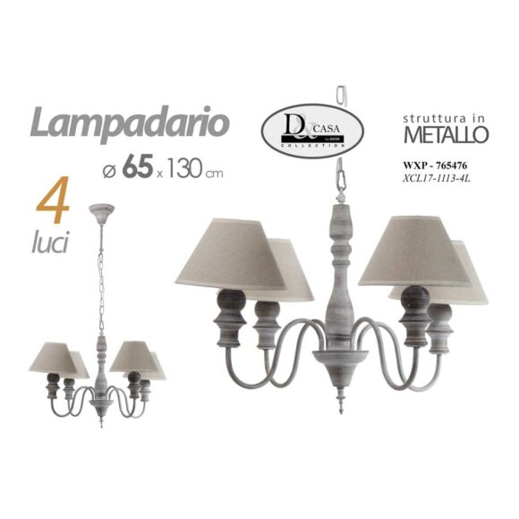 Wxp/Lampadario 4L 54*130 Xcl171113-4L