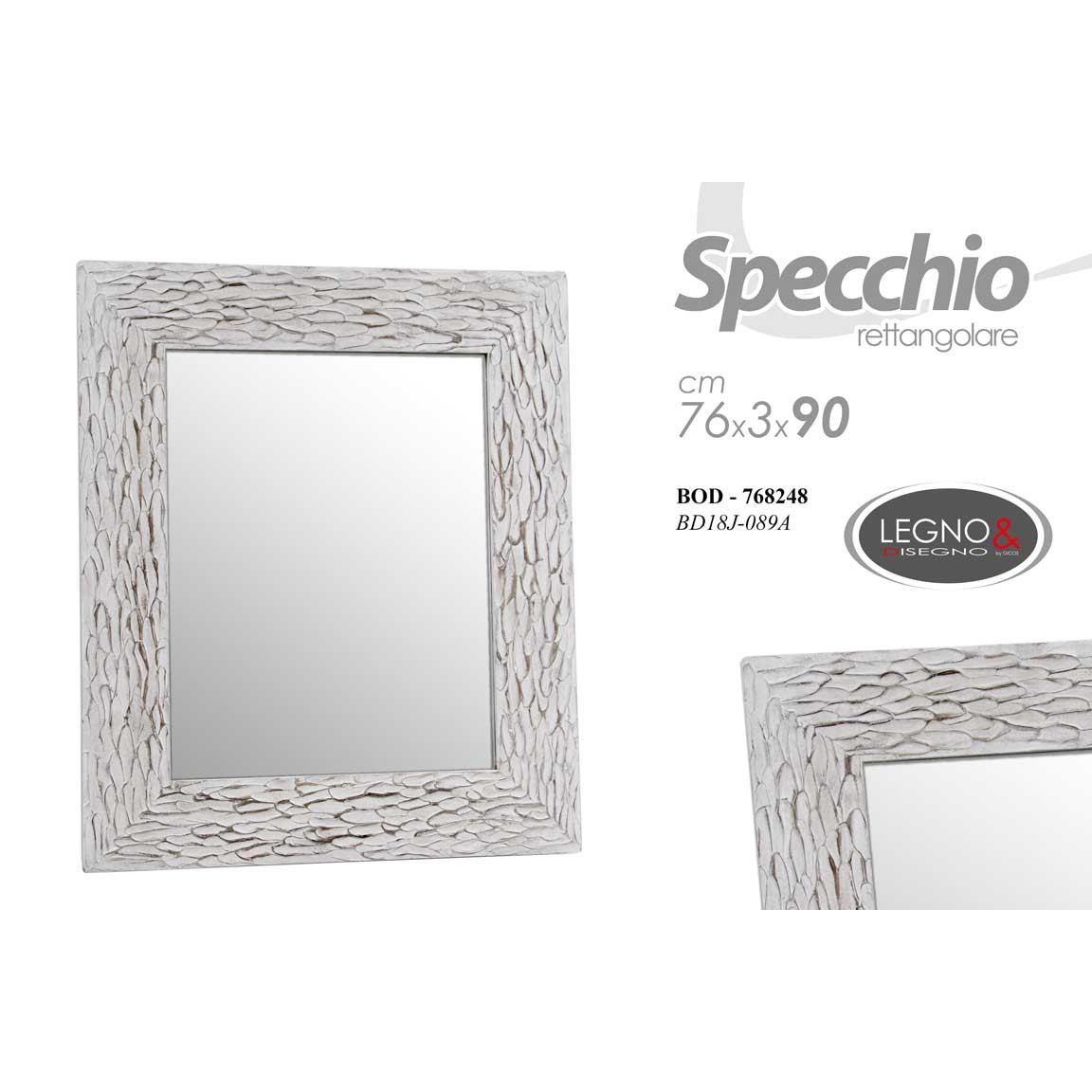 Bod/Specchio 76*90*3Cm Bd18J089A
