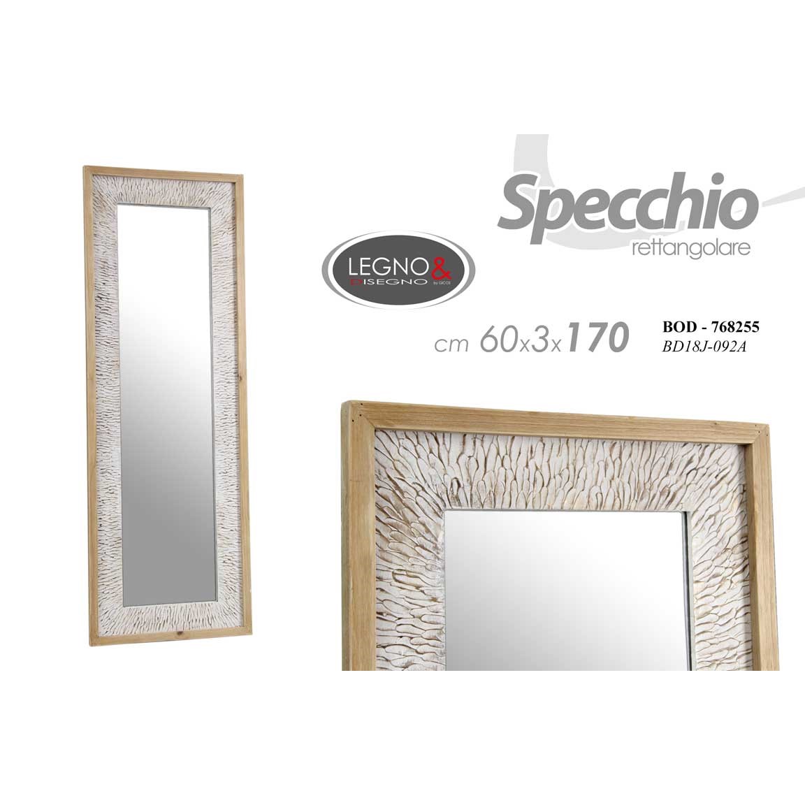 Bod/Specchio 60*170*3Cm Bd18J092A