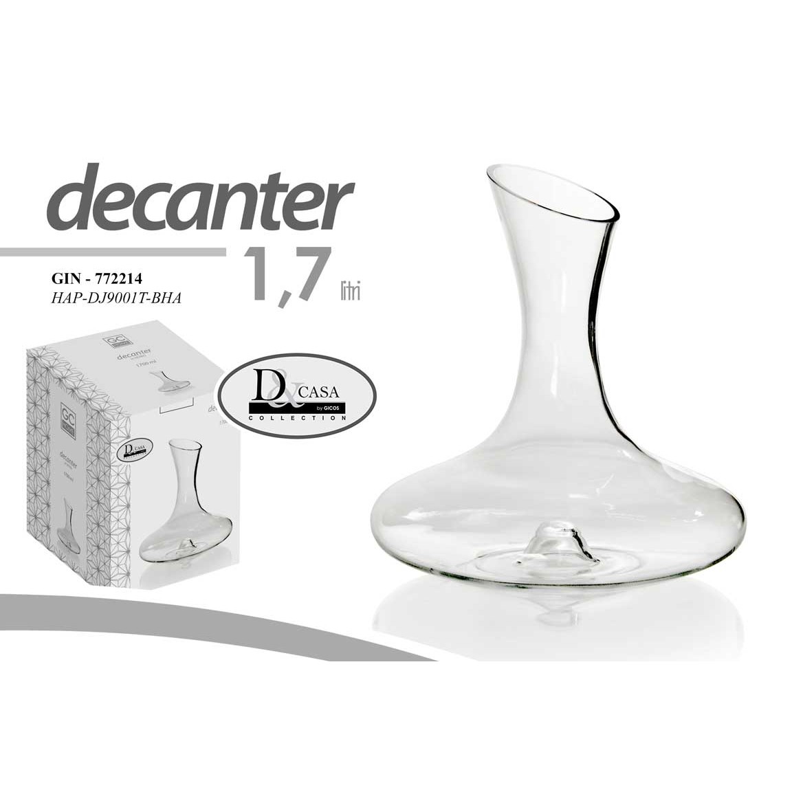 Gin/Decanter 1.7L Hap-Dj9001T/Bha
