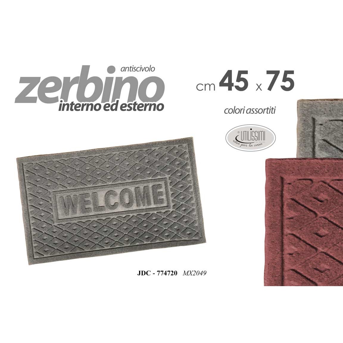 Jdc/Tappeto Ass Pe 45*75Cm Mx2049