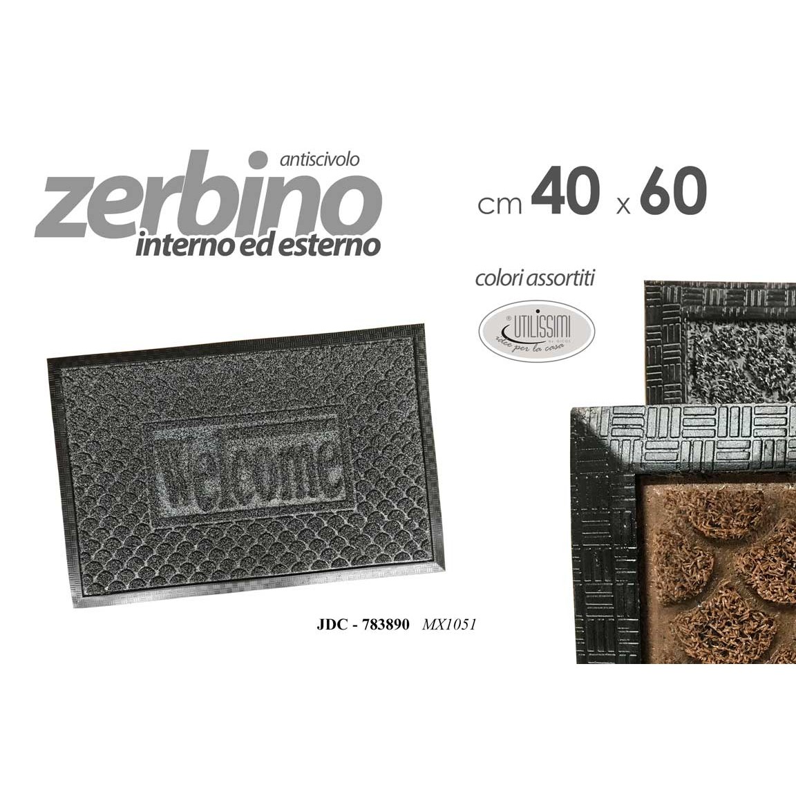 Jdc/Tappeto Ass Ppgrass 40*60Cm Mx1051