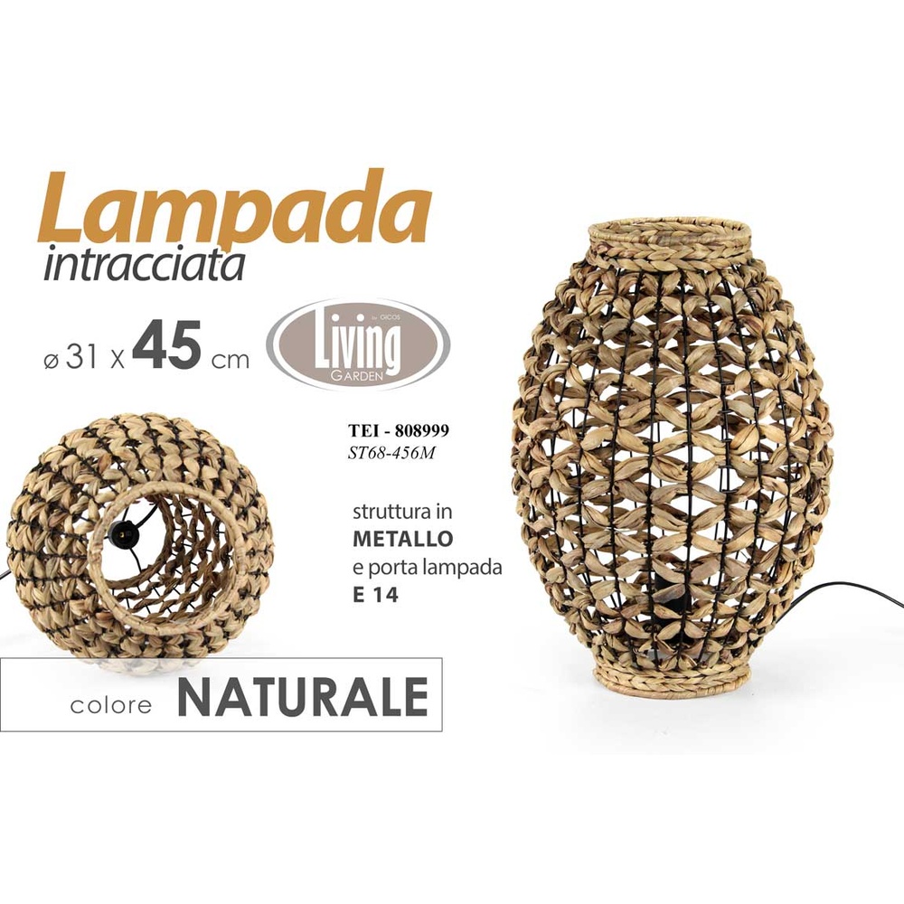 Tei/Lampada Nat 31*31*44,5 St68-456M