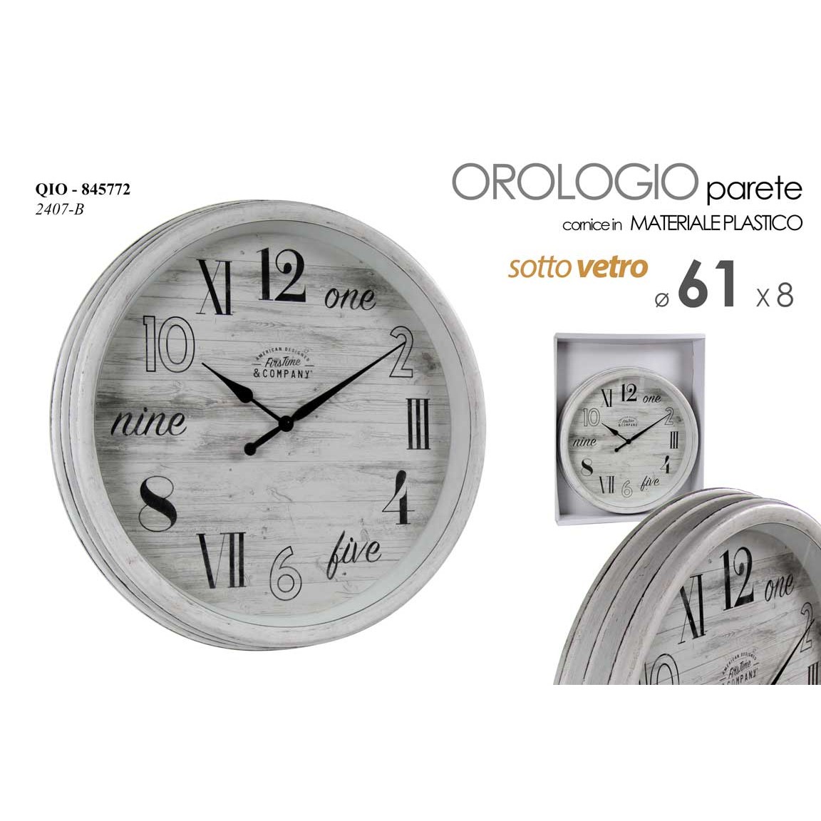 Qio/Orologio 61*61*7,8 2407B