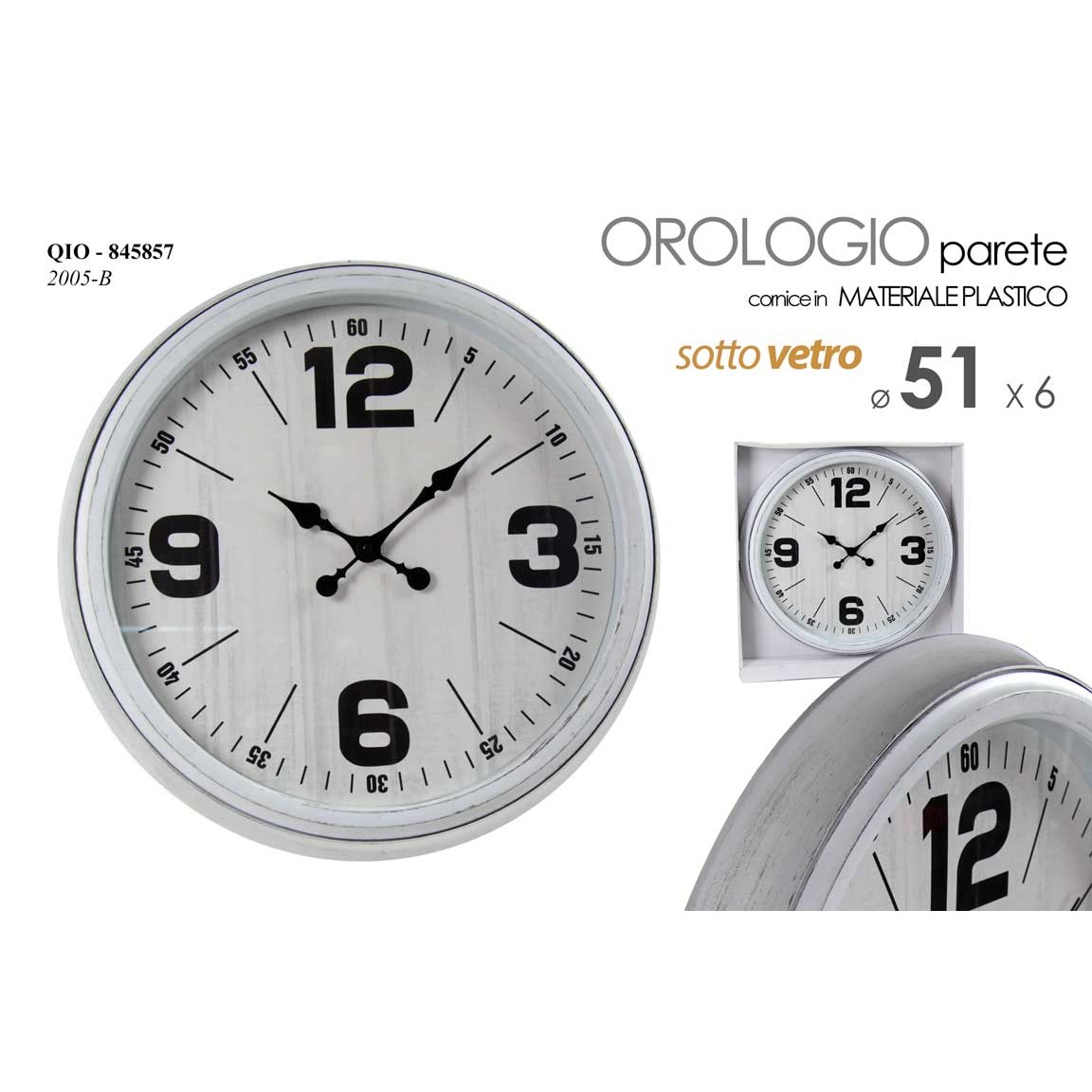Qio/Orologio 50,6*50,6*5,5 2005B
