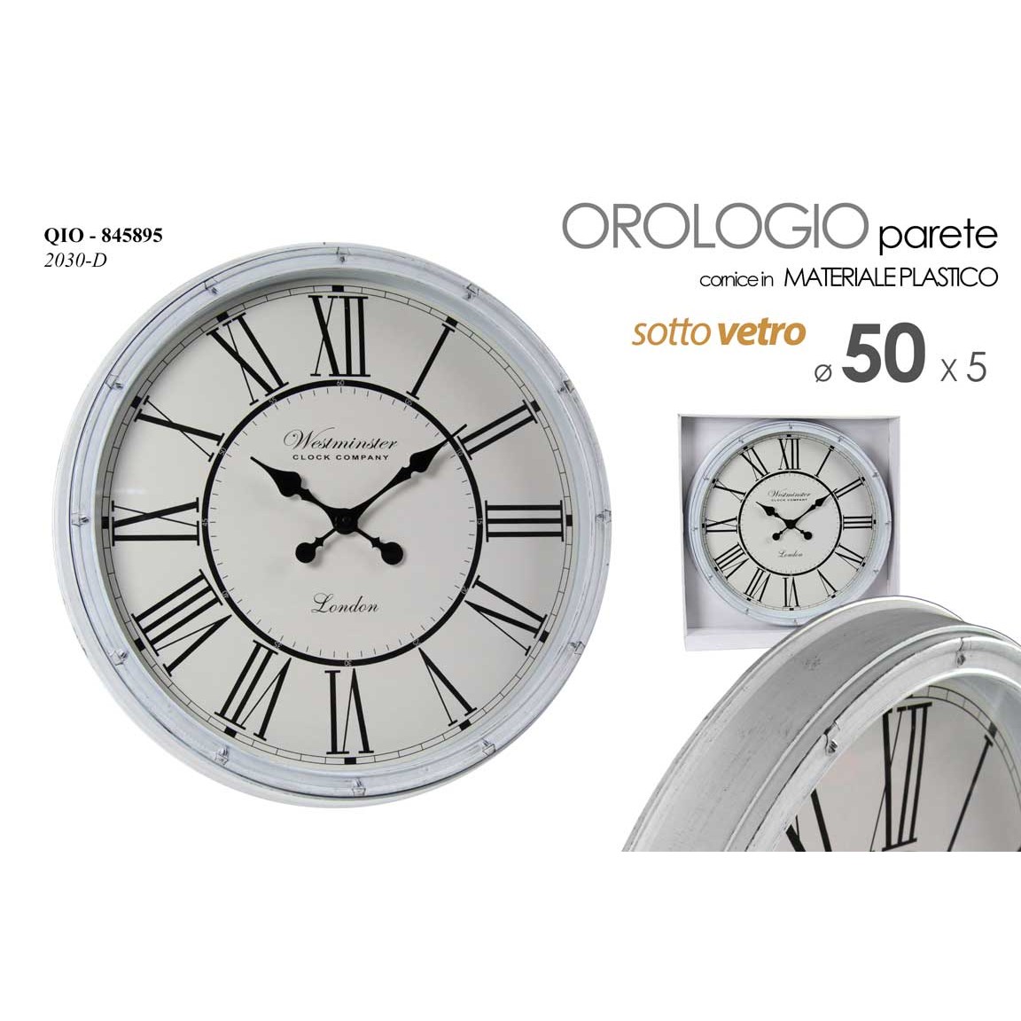 Qio/Orologio 50,4*50,4*5,1 2030D