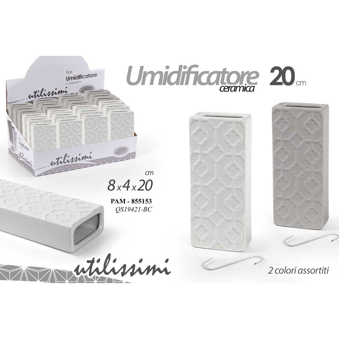 Pam/Umidificat.Ceram As 20Cm Qs19421Bc