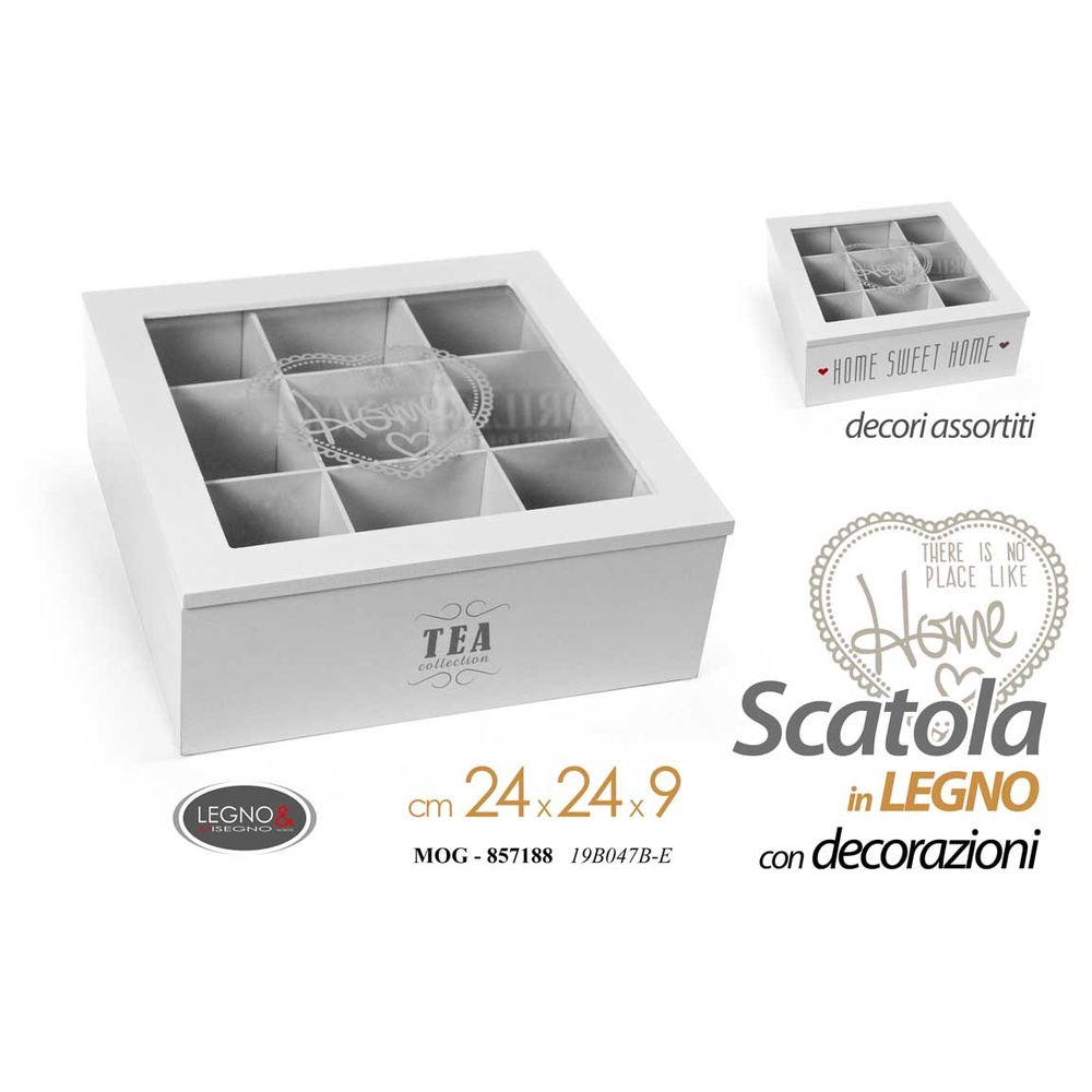 Mog/Scat. Qta Bi.As. 24*24*9Cm 19B047B/E