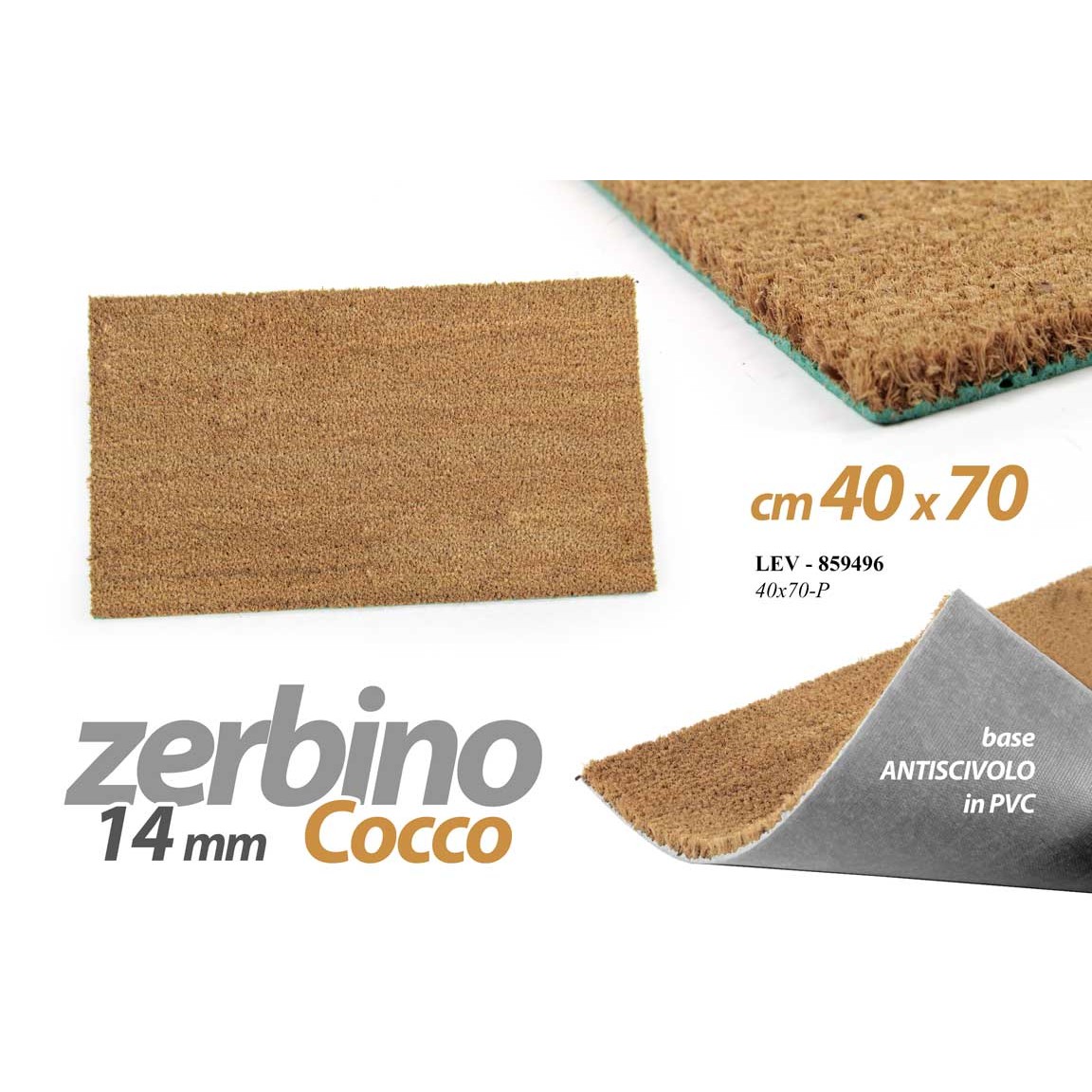 Lev/Zerb..Cocco 14Mm 40*70Cm 40*70/P