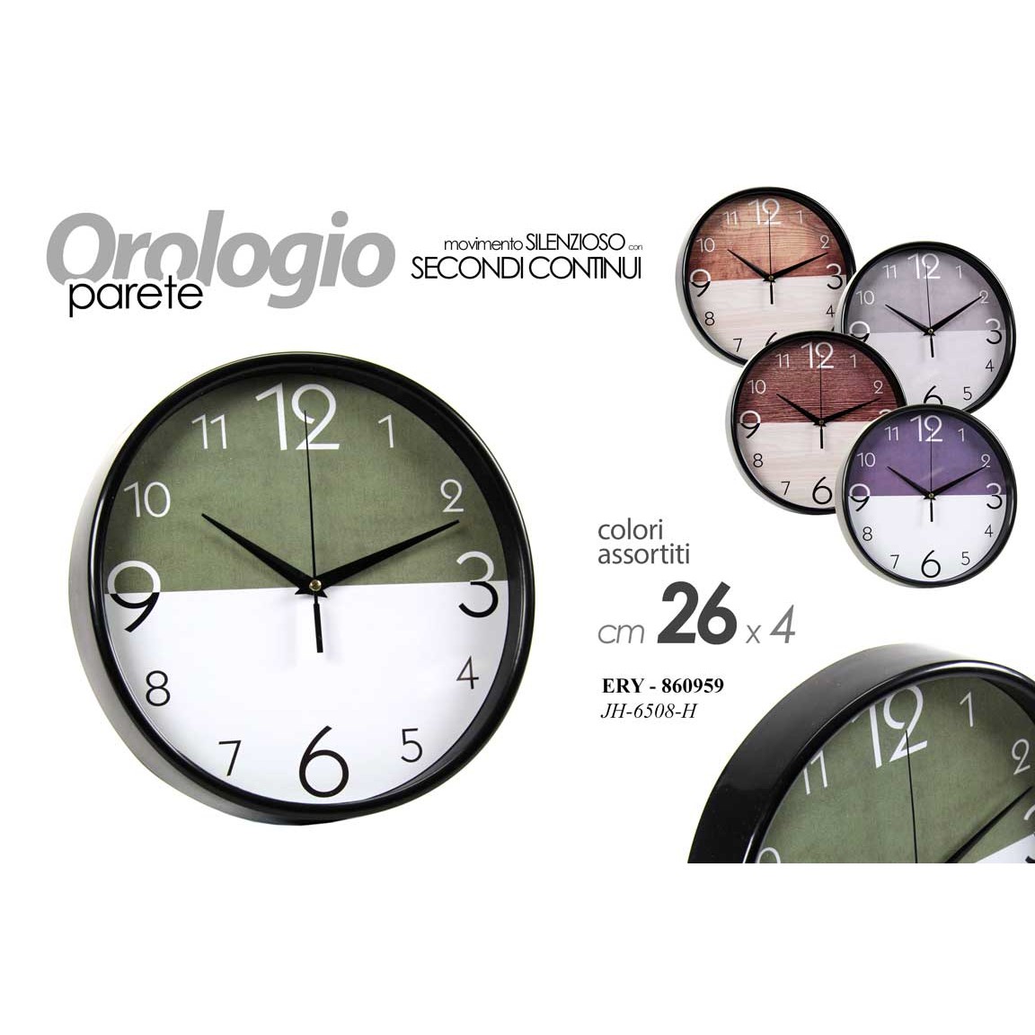 Ery/Orologio As. 26*26*4Cm Jh6508-H