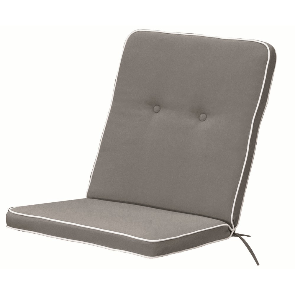 Cuscino Poltrona Bassa Liberty Tortora 95 X 48 Cm (53+42)