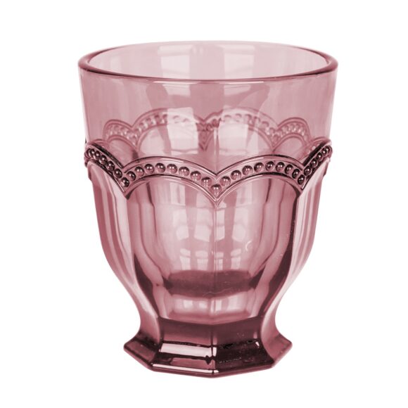 Gem 57201 Bicchiere Ferrara Antique Pink 8,5*8,5*10Cm