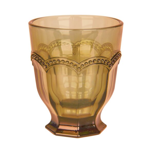 Gem 57202 Bicchiere Ferrara Amber 8,5*8,5*10Cm
