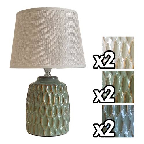 Xid 59836 Lampada Da Tavolo Nicchie 22*35Cm 3 Ass. 1/6