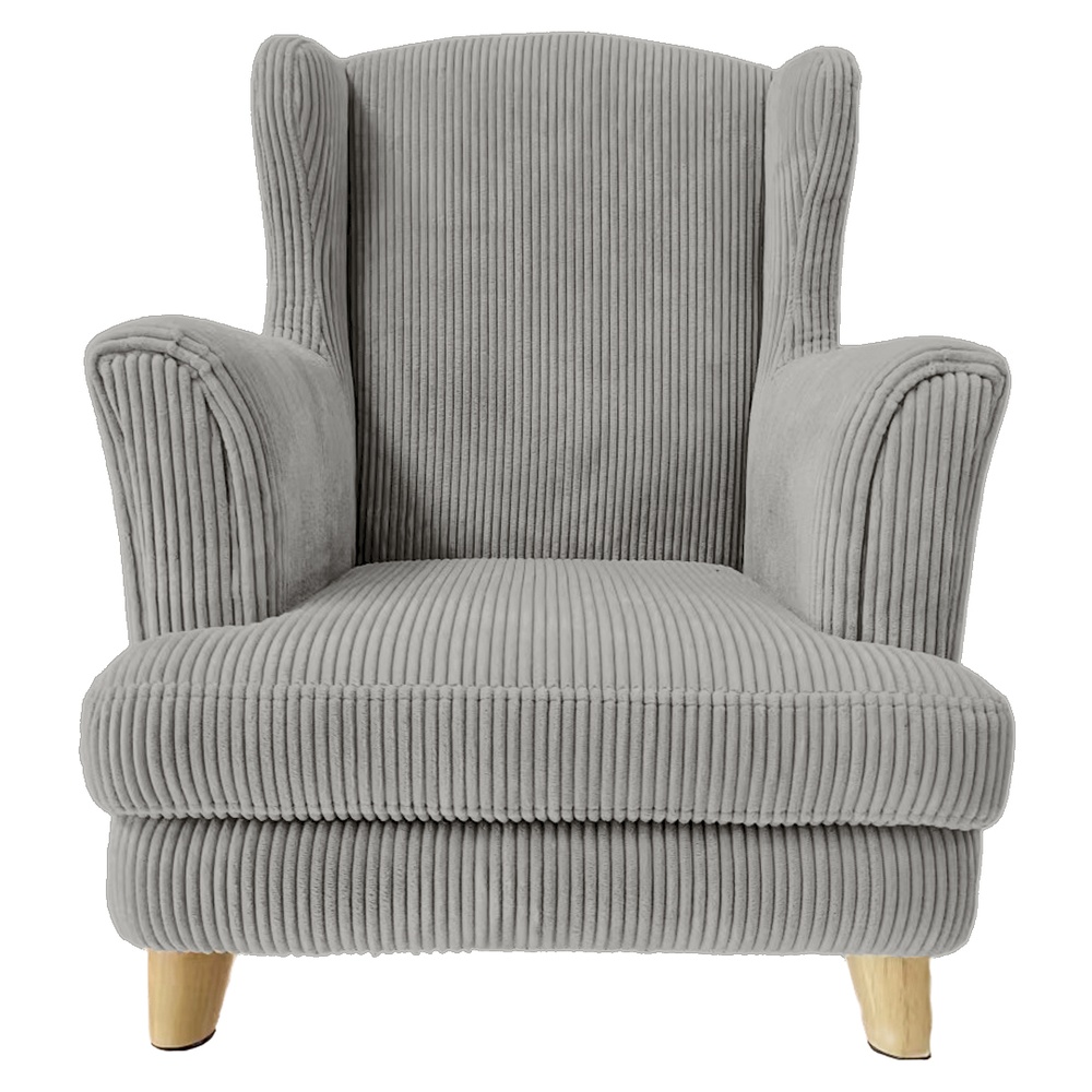 Ari 59991 Poltrona Kids Alta Velluto A Coste Grigia 50*44*64Cm