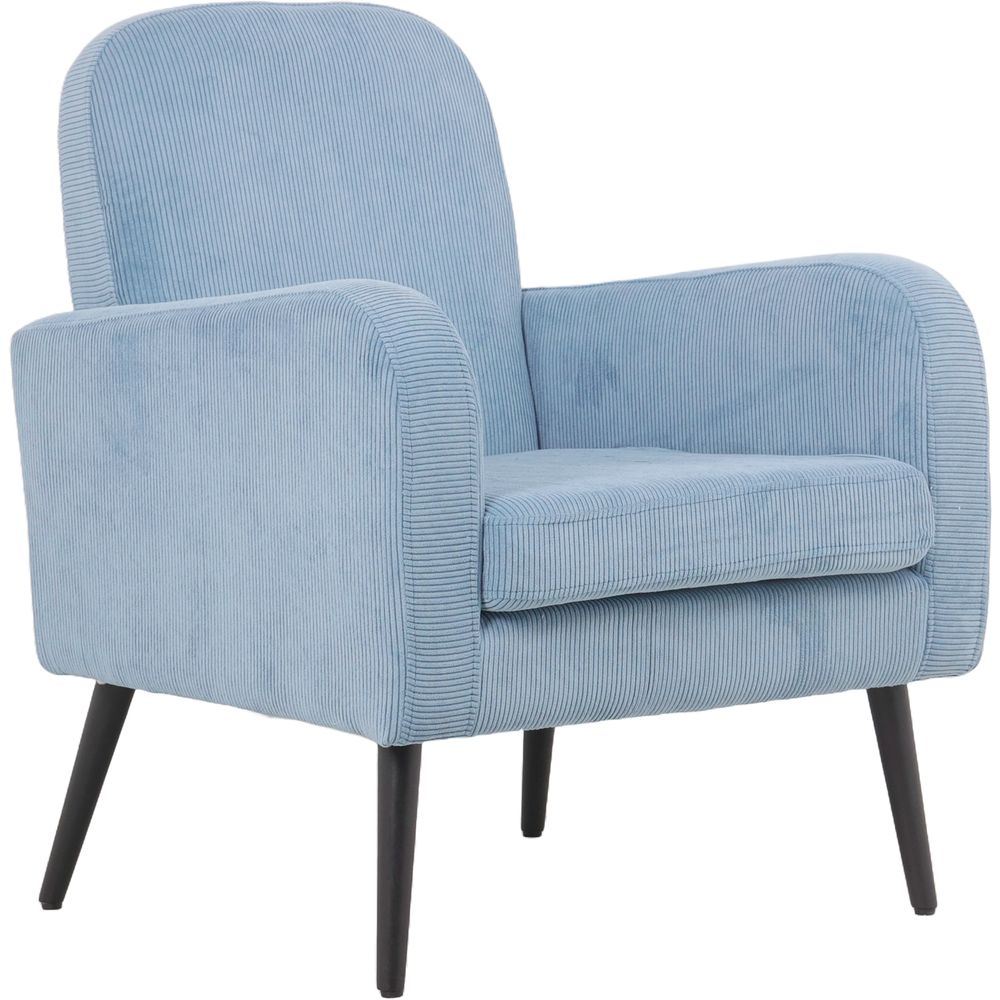 Lay 59891 Poltrona Con Braccioli A Coste Blu 74*78*86Cm