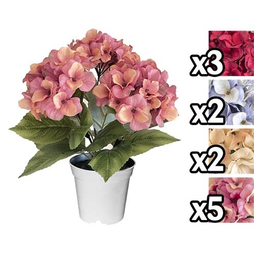 Nic 59526 Ortensia Rich Vaso 33Cm 4 Ass.