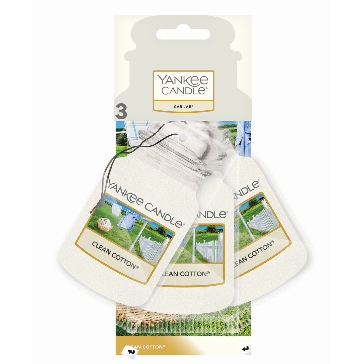 Clean Cotton - 3Pack Carjar