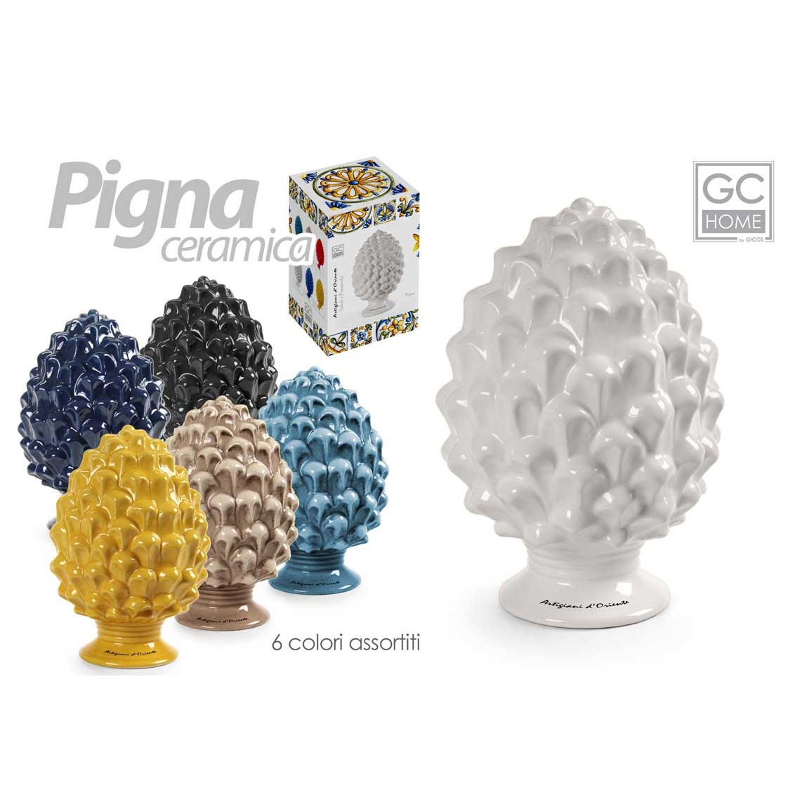 Cre/Pigna Ass 16*16*25Cm Dlp23G14-1