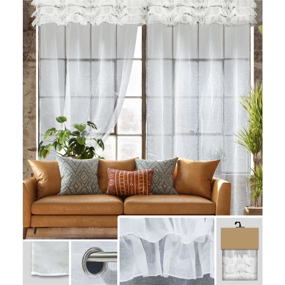 Len 60725 Tenda Venere Bianca 140*280Cm