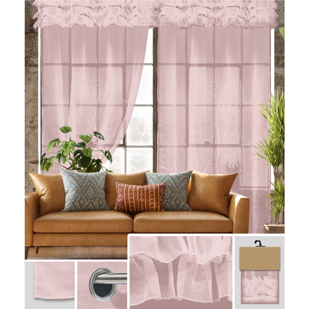 Len 60727 Tenda Venere Rosa 140*280Cm