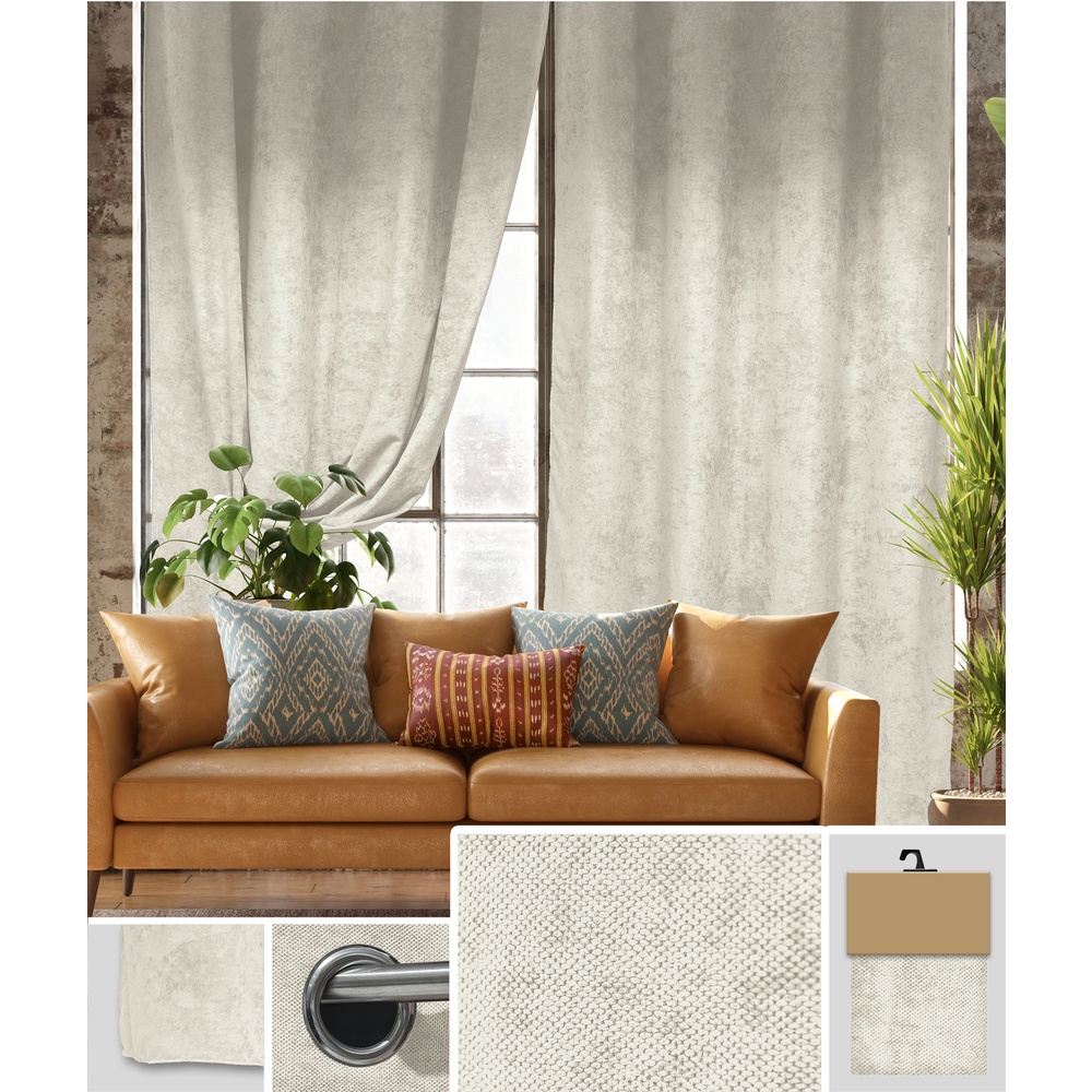 Len 60738 Tenda Virginia Beige 140*280Cm