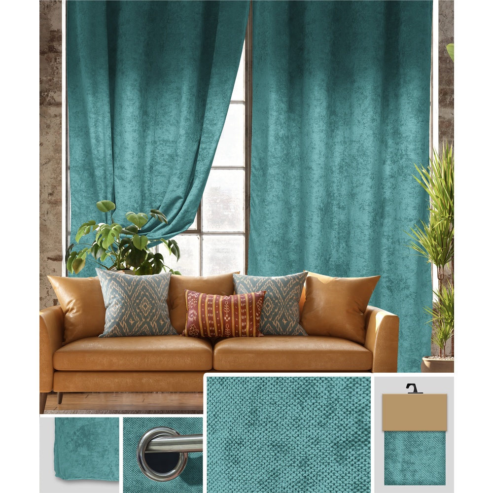 Len 60740 Tenda Virginia Verde 140*280Cm