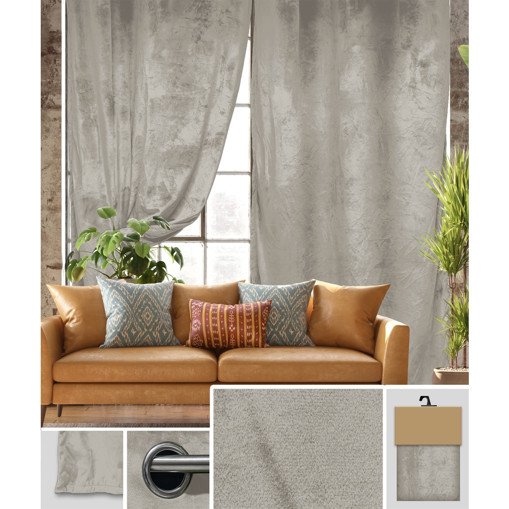 Len 60745 Tenda Brianna Tortora 140*280Cm