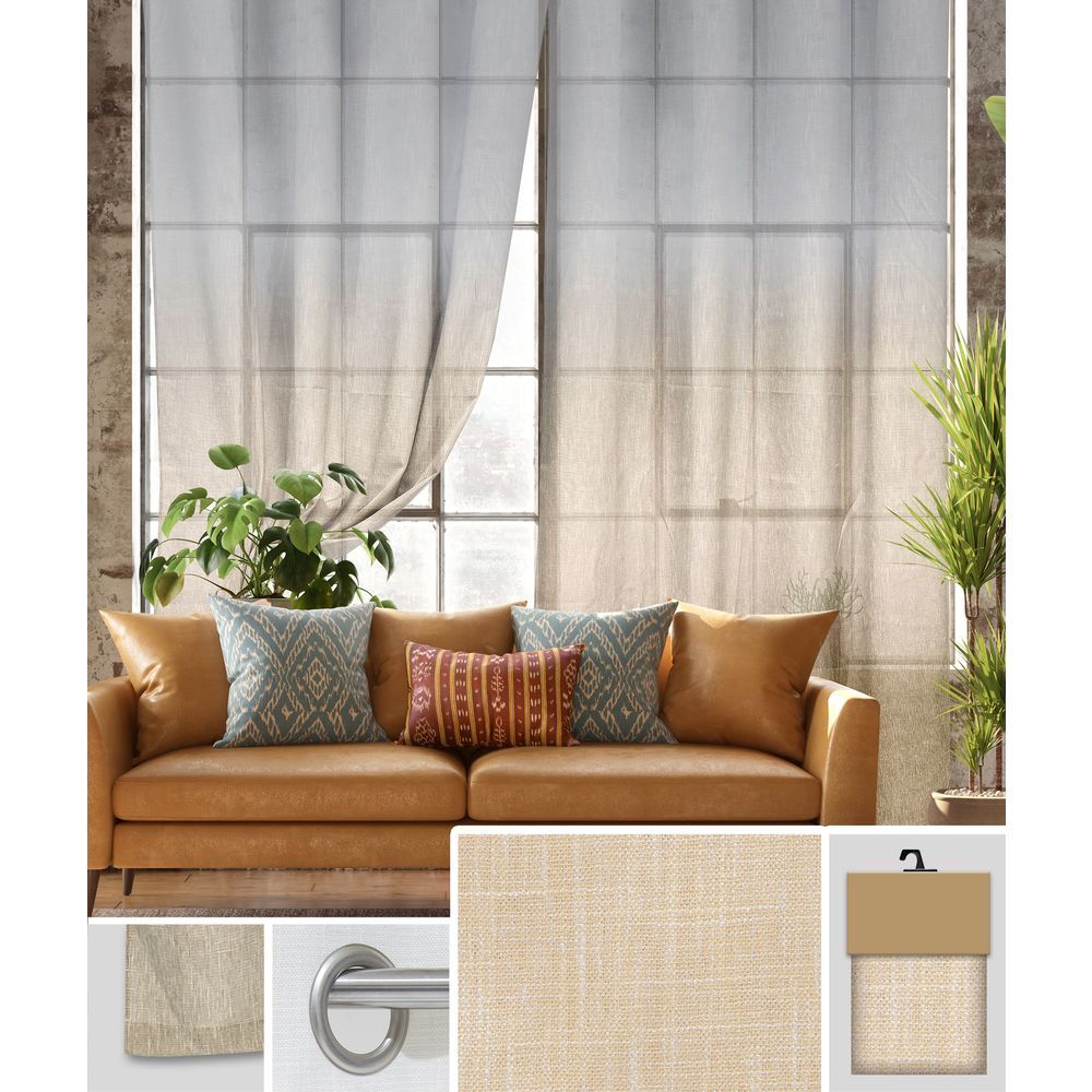 Utf 60863 Tenda Flavia 2 Lati Gialla 140*280Cm