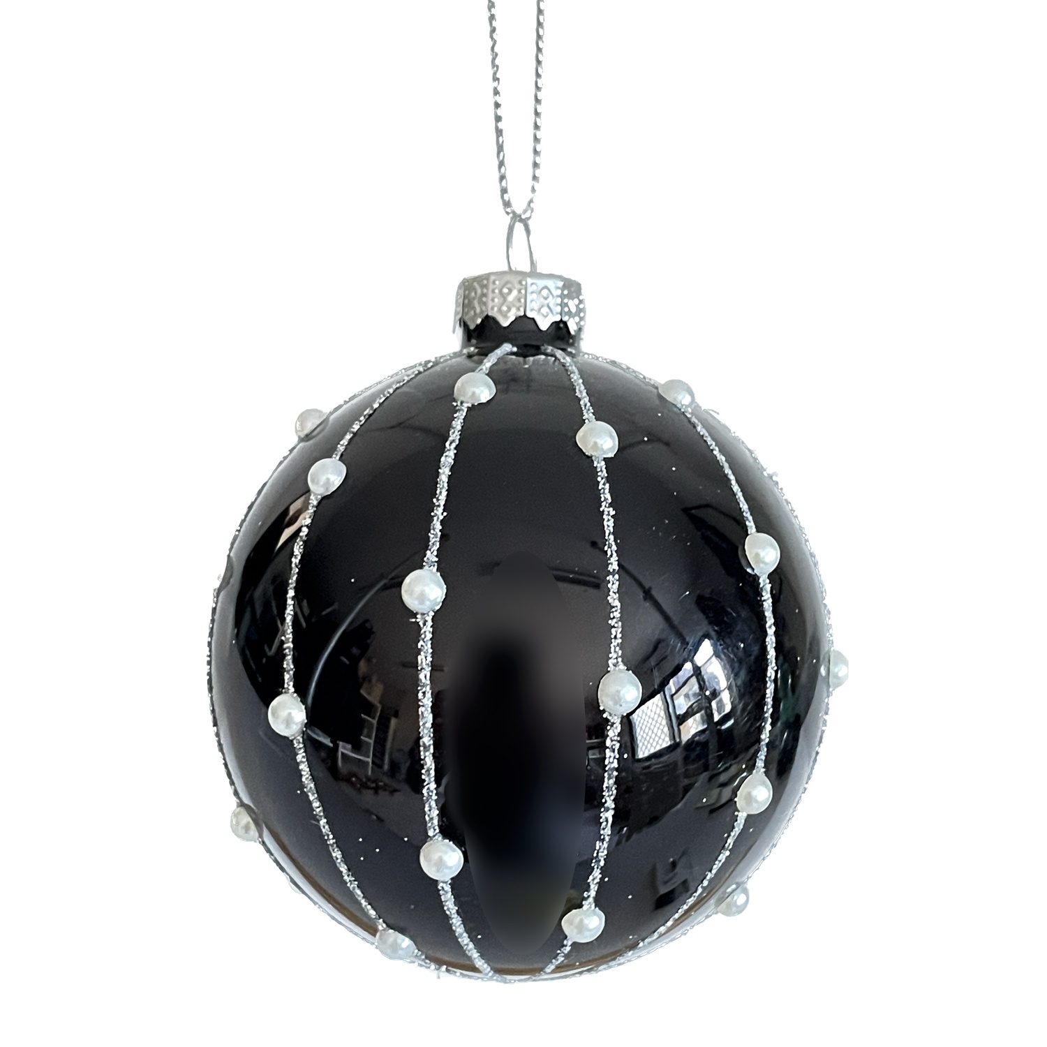 Yuj 59312 Sfera Vetro Black Perle 10Cm