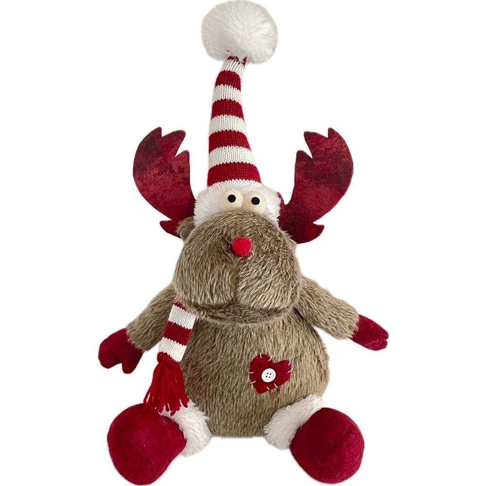Dig 61134 Renna Rudolph Sitting Xmas 25*20*40Cm