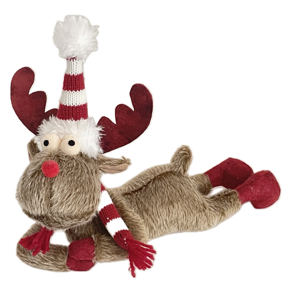 Dig 61139 Renna Rudolph Sdraiata Xmas 35*17*20Cm