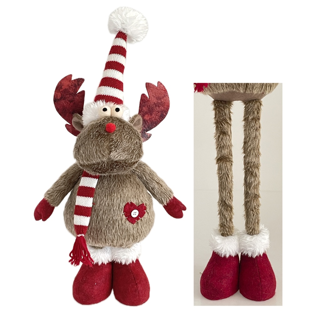 Dig 61143 Renna Rudolph Estendibile Xmas 25*17*50/80Cm