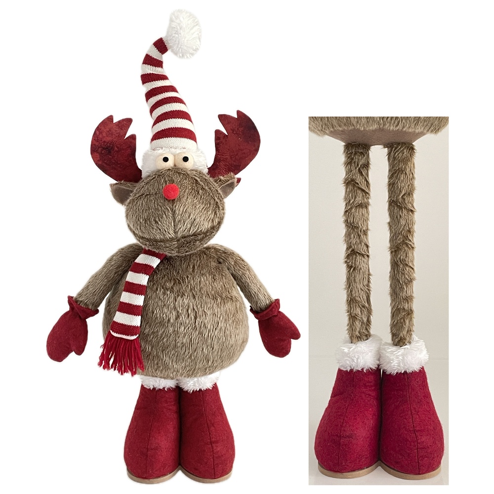 Dig 61145 Renna Rudolph Estendibile Xmas 30*20*70/110Cm