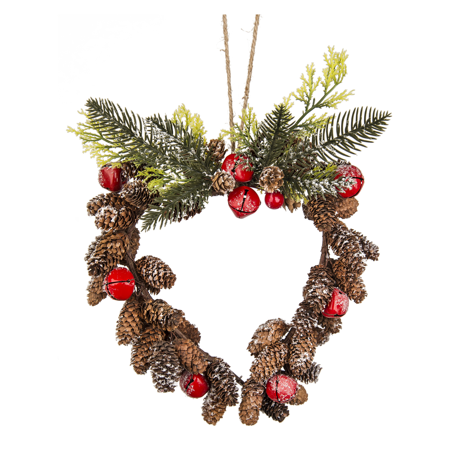 Dor 56620 Deco Pigne Cuore Natale