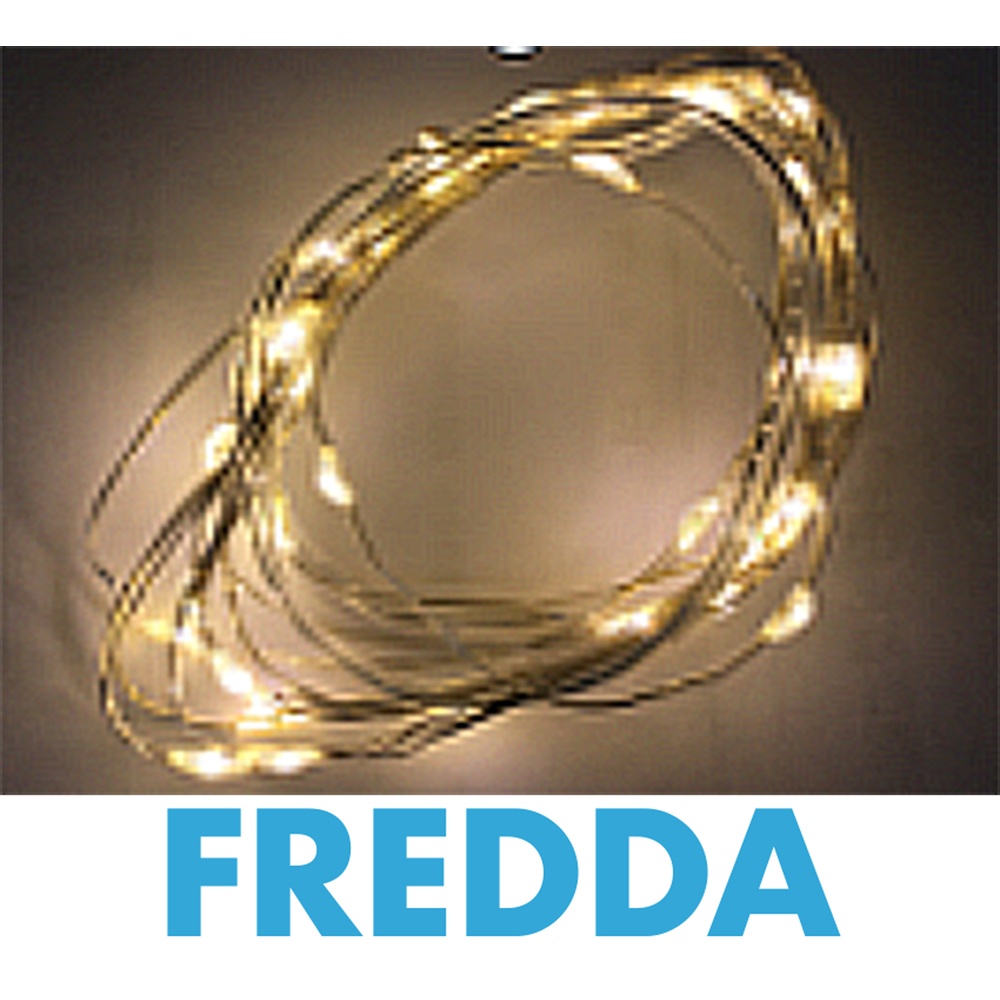 Jol 61666 Luci 20 Led 2 Metri Bianco Fredda Batteria