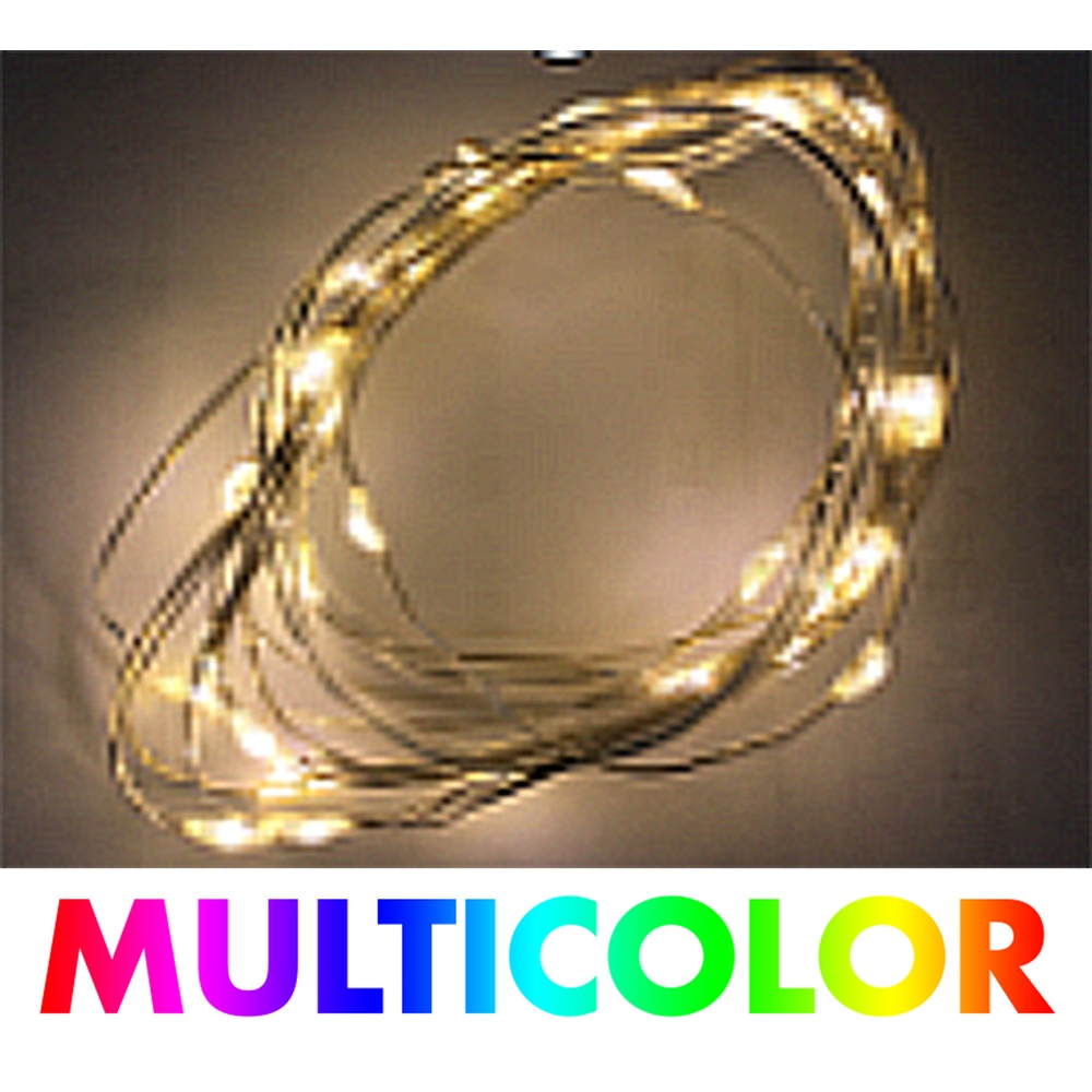 Jol 61667 Luci 20 Led 2 Metri Multicolor Batteria