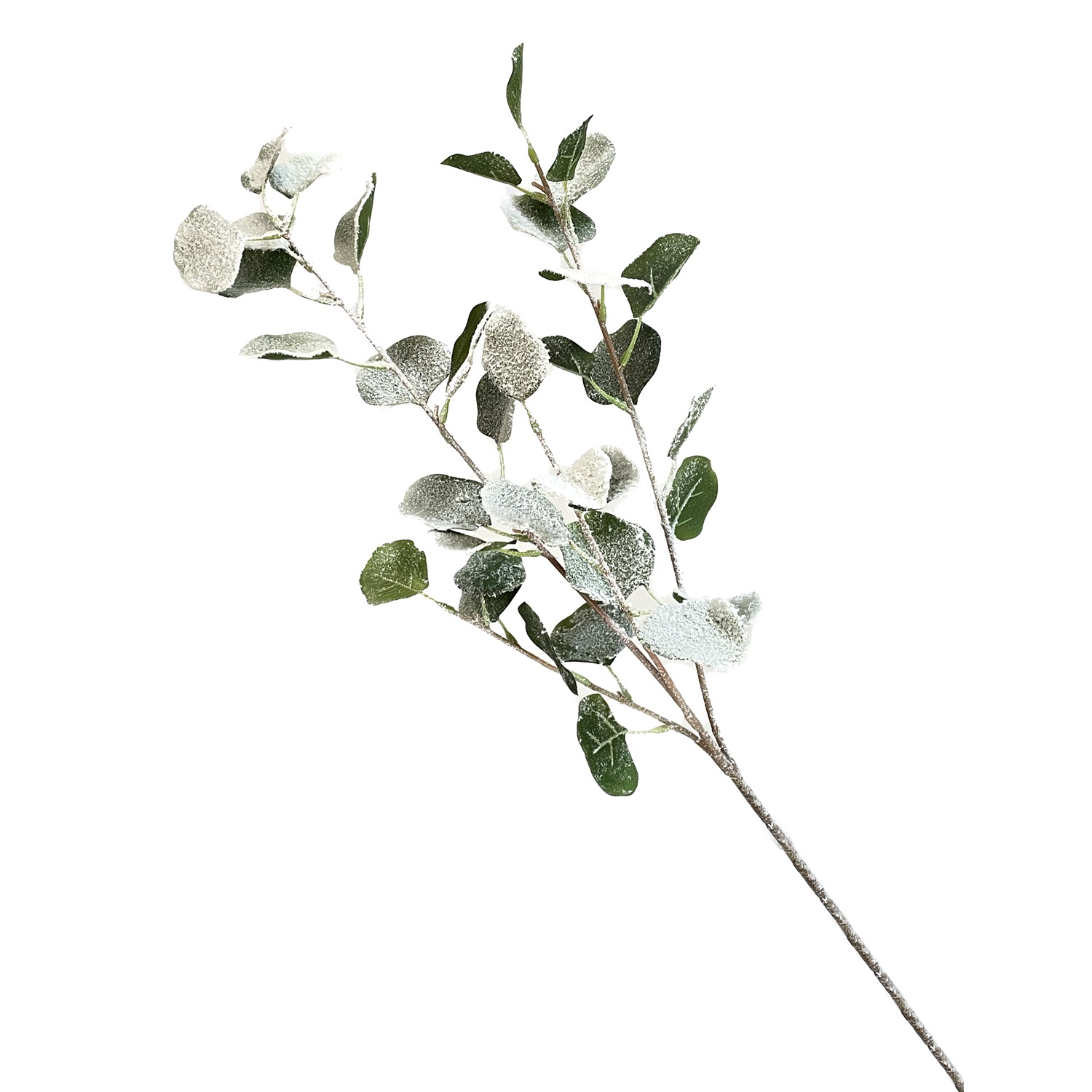 Nic 59519 Stelo Innevato Foglie Round 80Cm