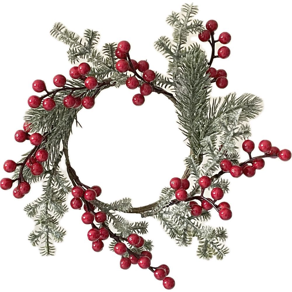 Ren 61317 Ghirlanda Red Berries Winter 28Cm