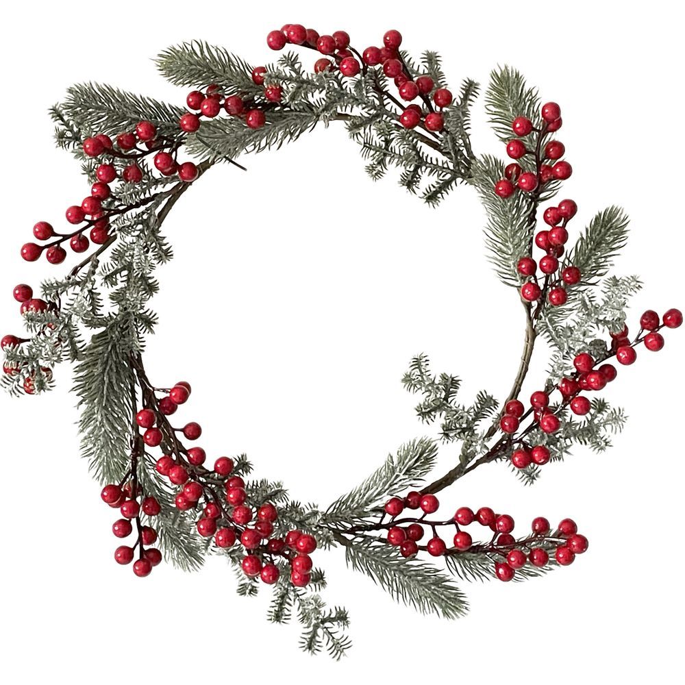 Ren 61318 Ghirlanda Red Berries Winter 40Cm