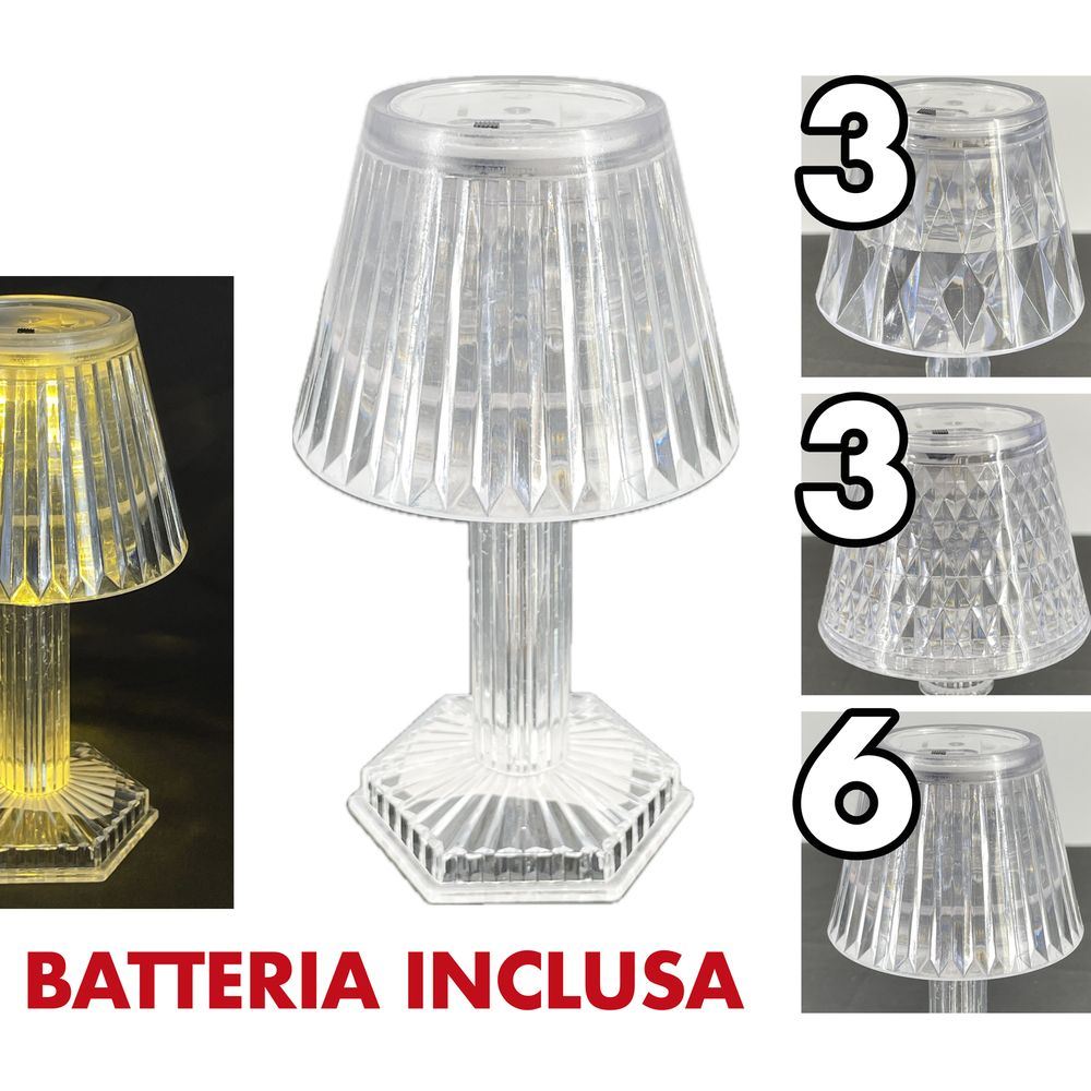 YAS 62115 Lumino Elegant Luce Calda 11,6Cm 3 Ass.