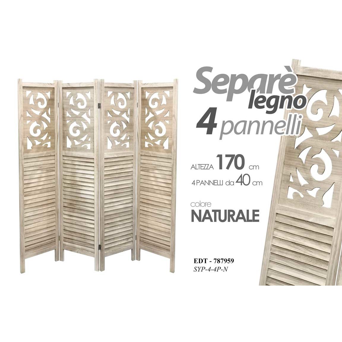 Edt/Separe' 4 Pann. 160*170 Syp-4-4P/N