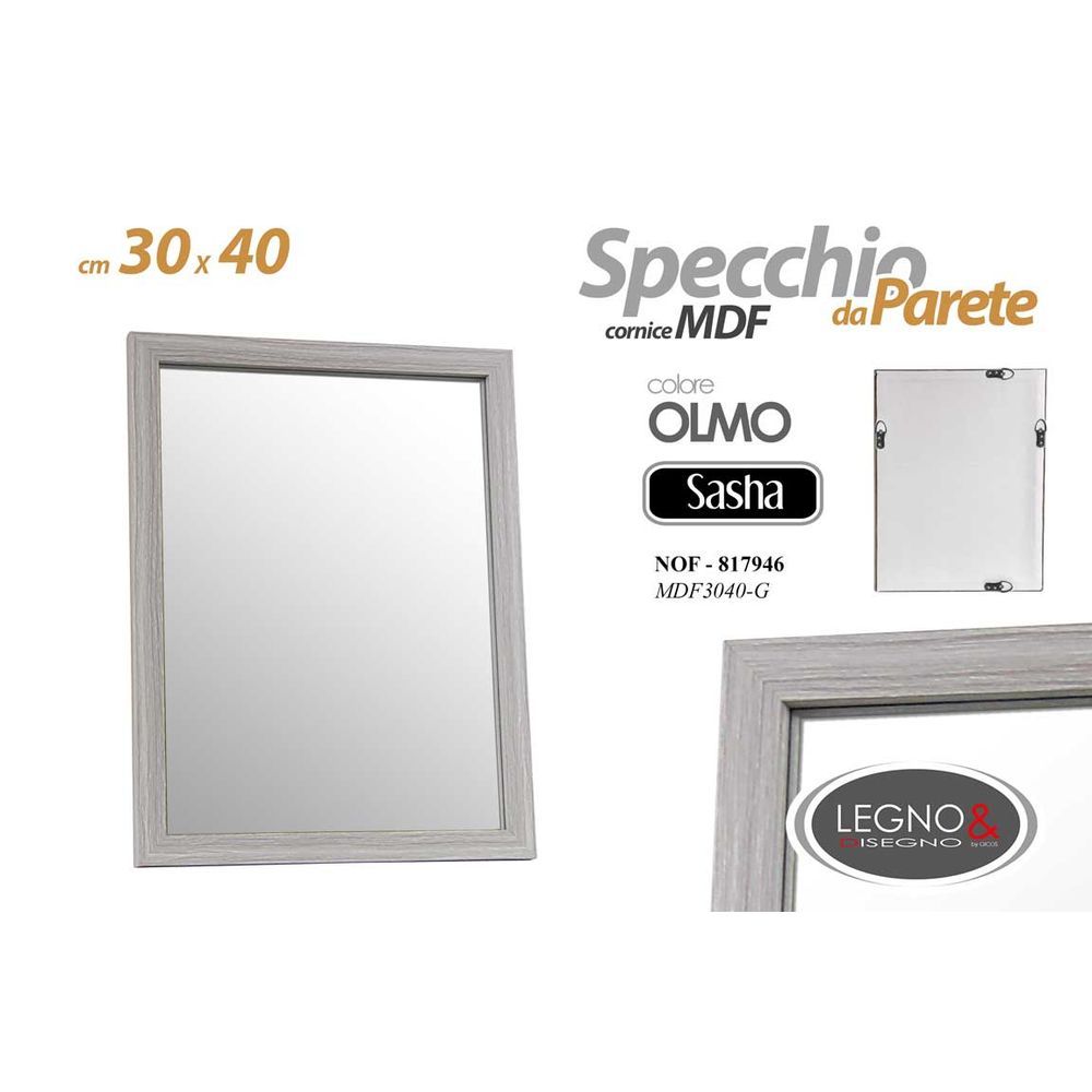 Nof/Specchio Olmo 30*40Cm Mdf3040-Wr