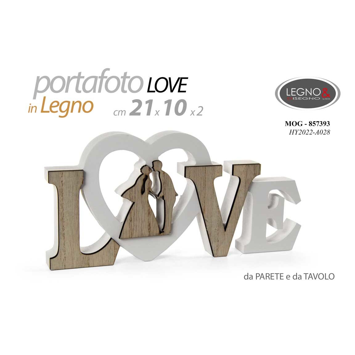 Mog/Scritta Love Mdf 21*10 Hy2022A028