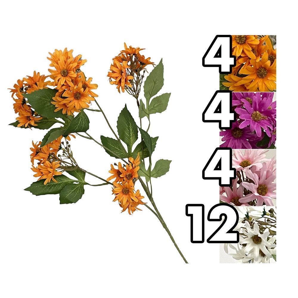 AME 62096 Stelo Margherite Viridia 75Cm 4 Ass.