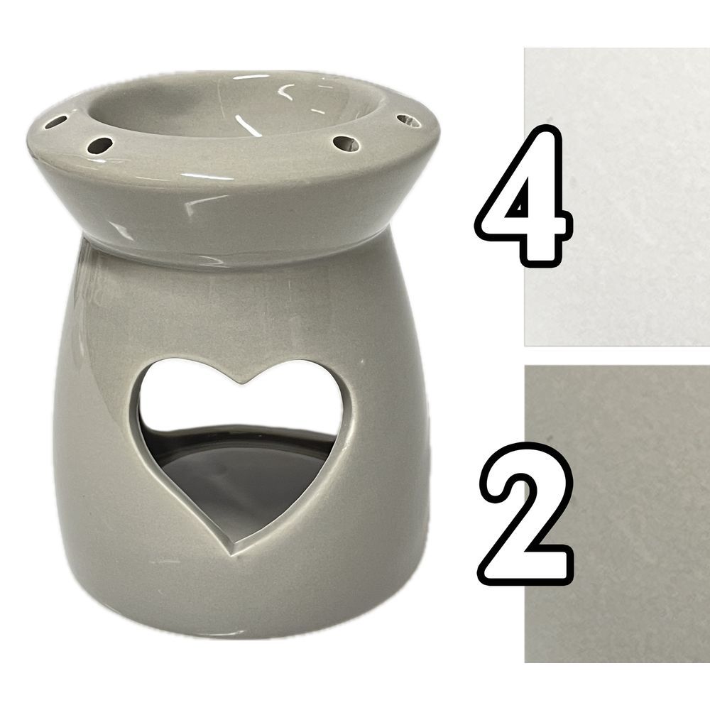 Det 61222 Bruciatore Essenze Loving Ceramic 9*11,5Cm 2 Ass.