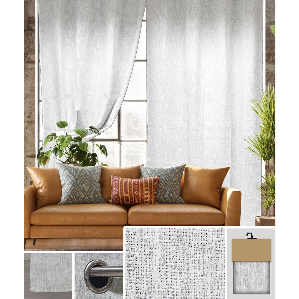 GAX 62052 Tenda Sharon White 140*280Cm